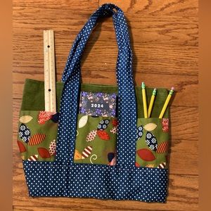 Handmade Mixed Media Tote Bag